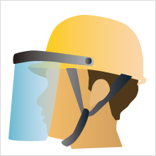 Disaster prevention helmet goggles